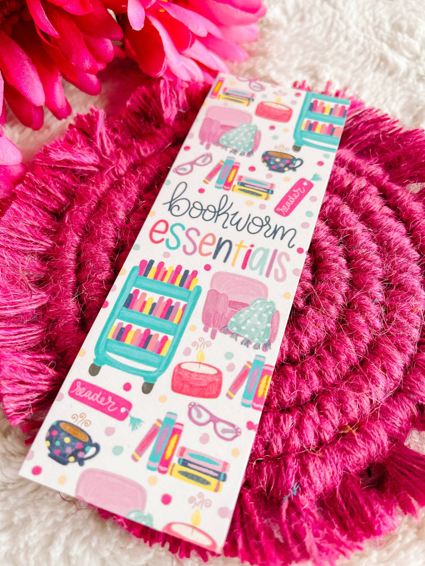 Bookworm Essentials Bookmark