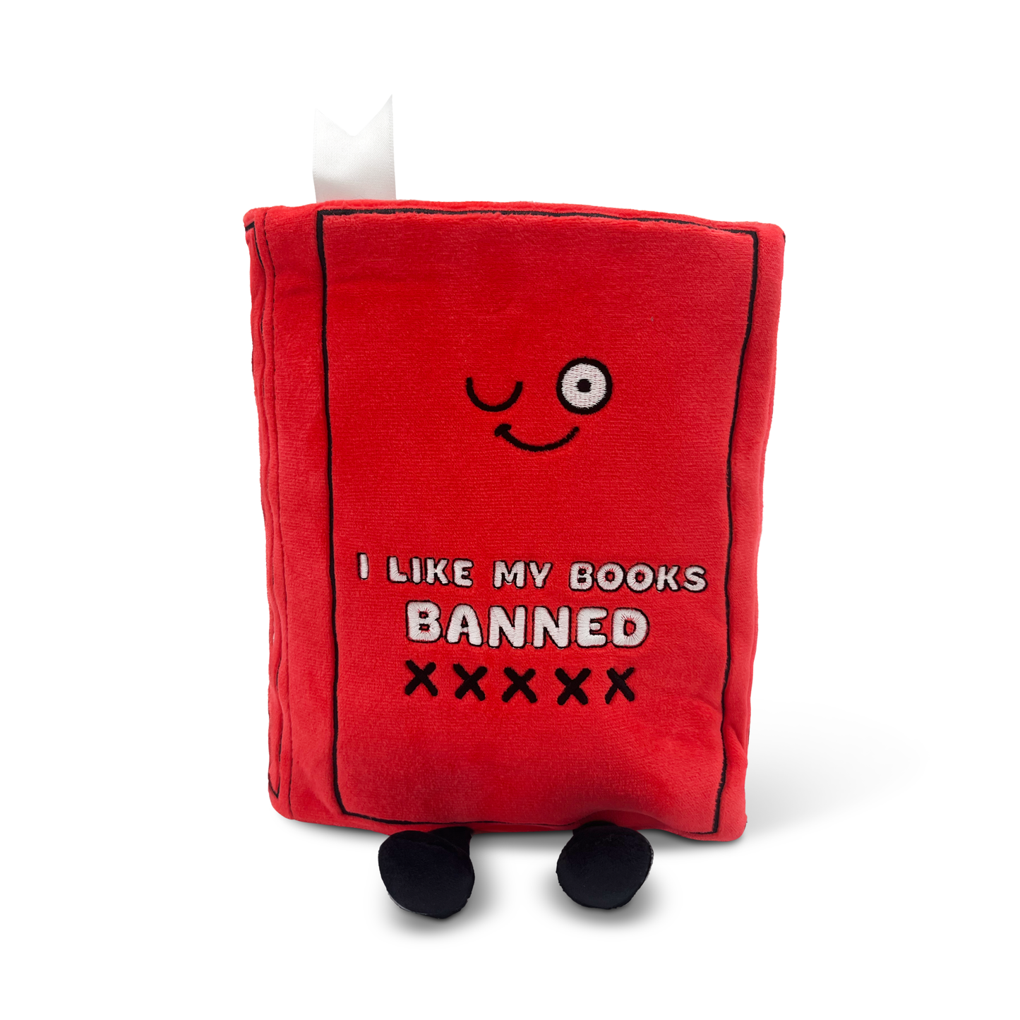 Book Plush "I Like My Books Banned" Toy