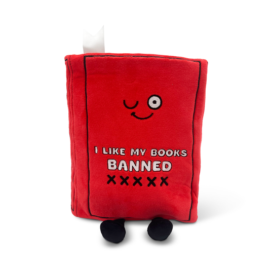 Book Plush "I Like My Books Banned" Toy