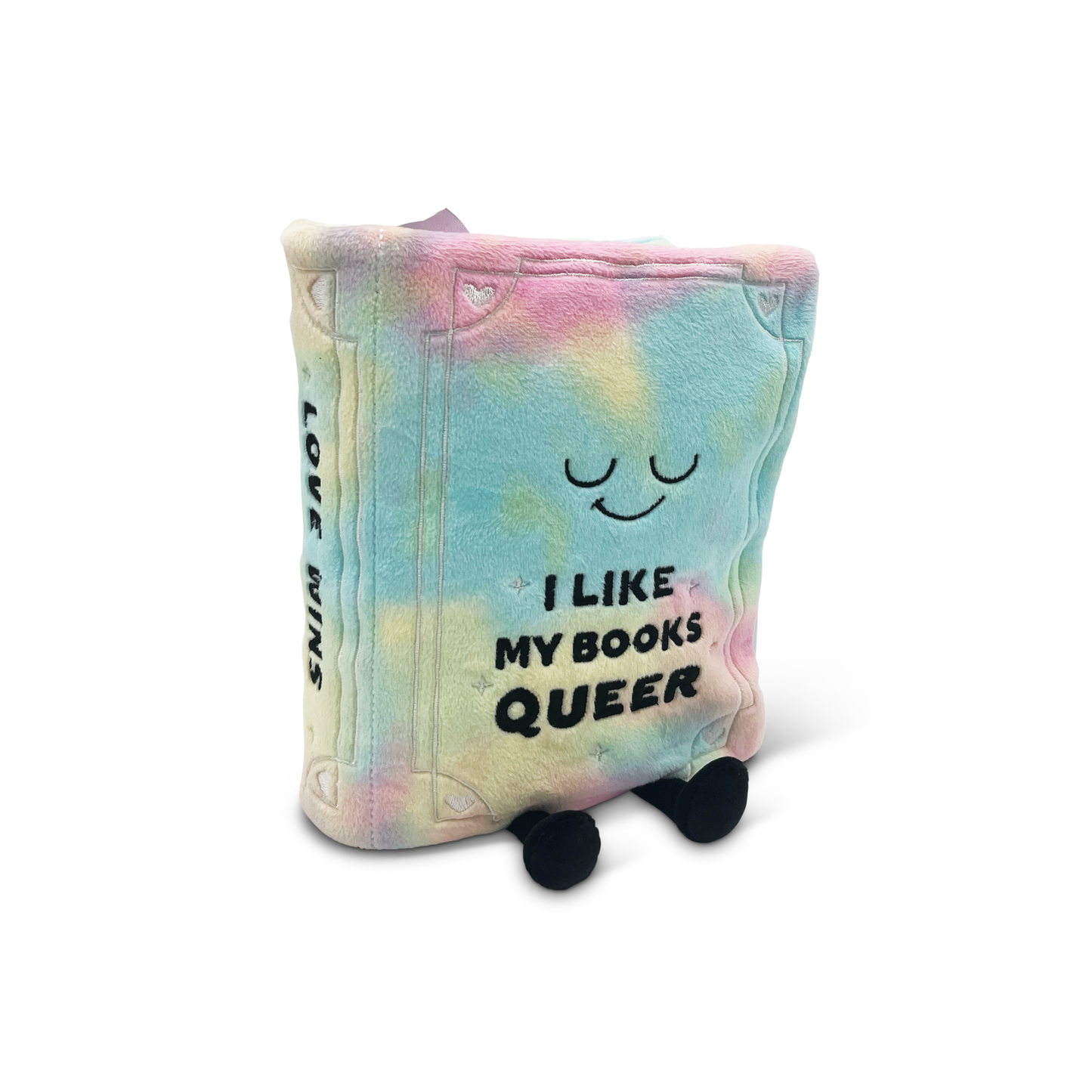 Book Plush "I Like My Books Queer" Toy