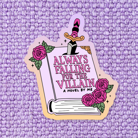Falling for the Villain Vinyl Sticker