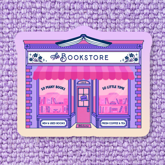 Bookstore Vinyl Sticker