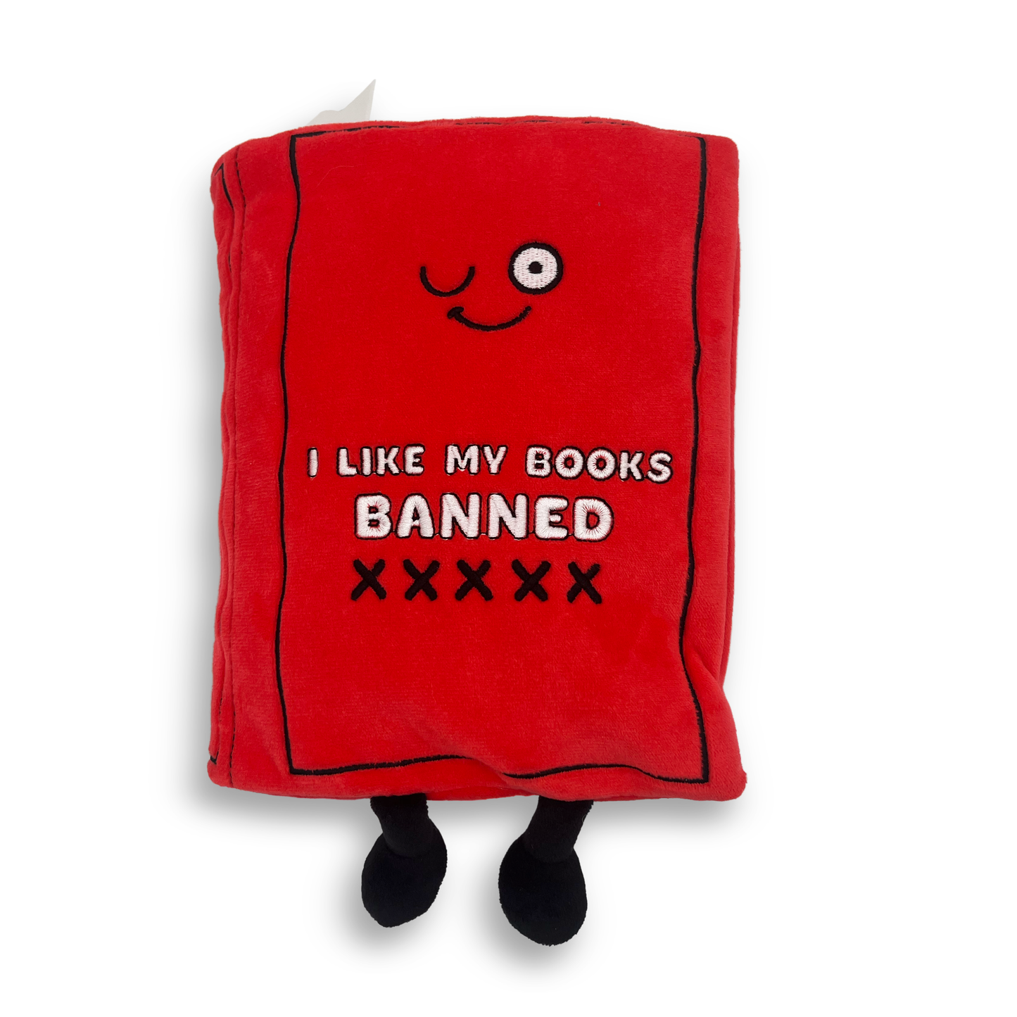 Book Plush "I Like My Books Banned" Toy